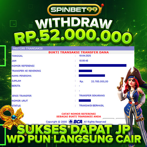Bukti WD SPINBET99 #2