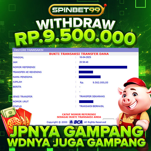 Bukti WD SPINBET99 #4